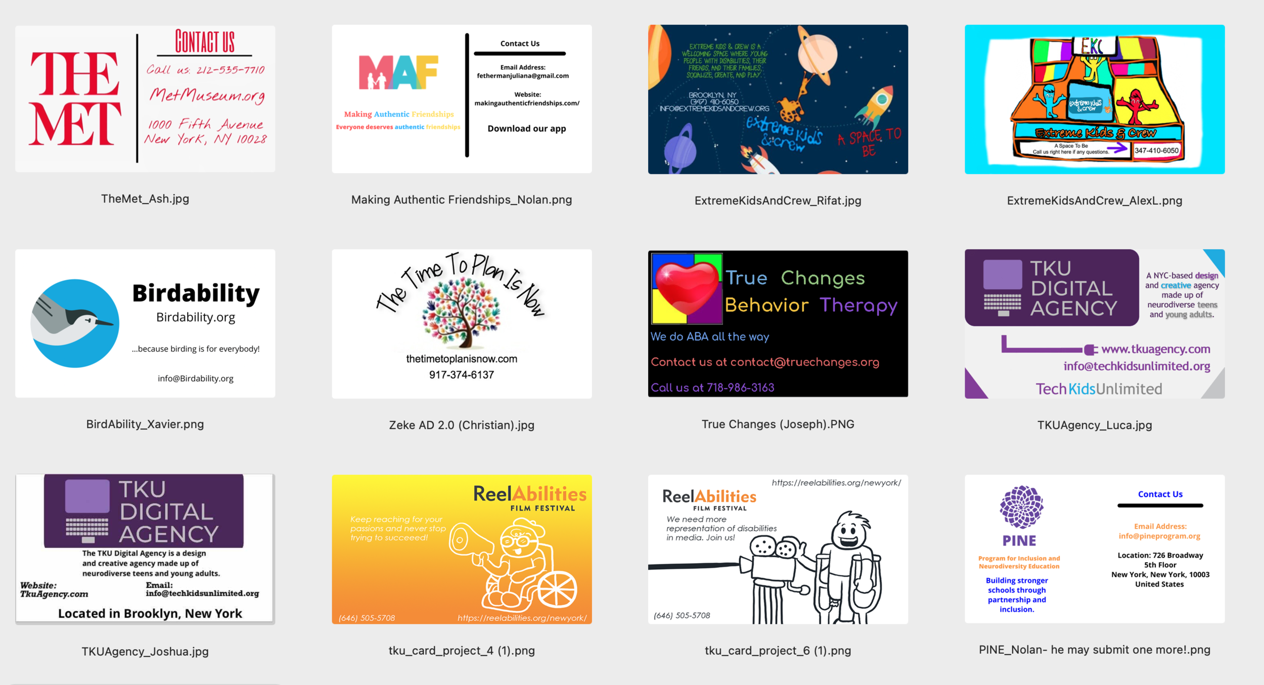 A selection of final web ads created by Digital Agency.